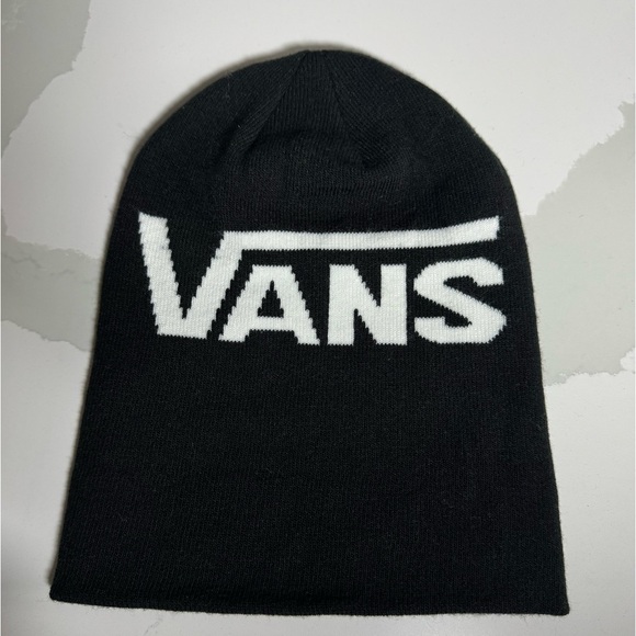 Vans Off The Wall Classic Drop V Knit Cuff Beanie - Picture 6 of 6